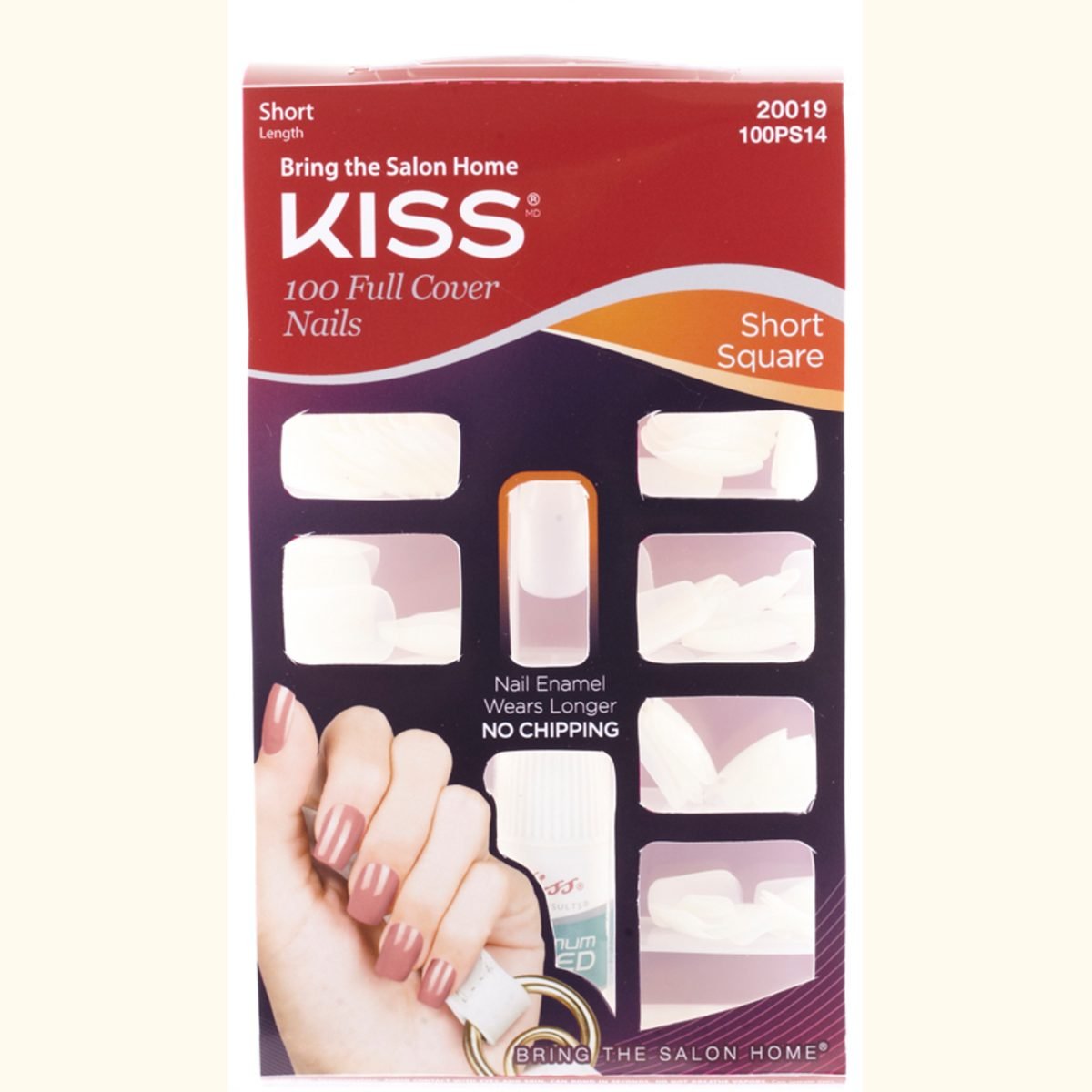 KISS · 100 Full Cover Artificial Nails