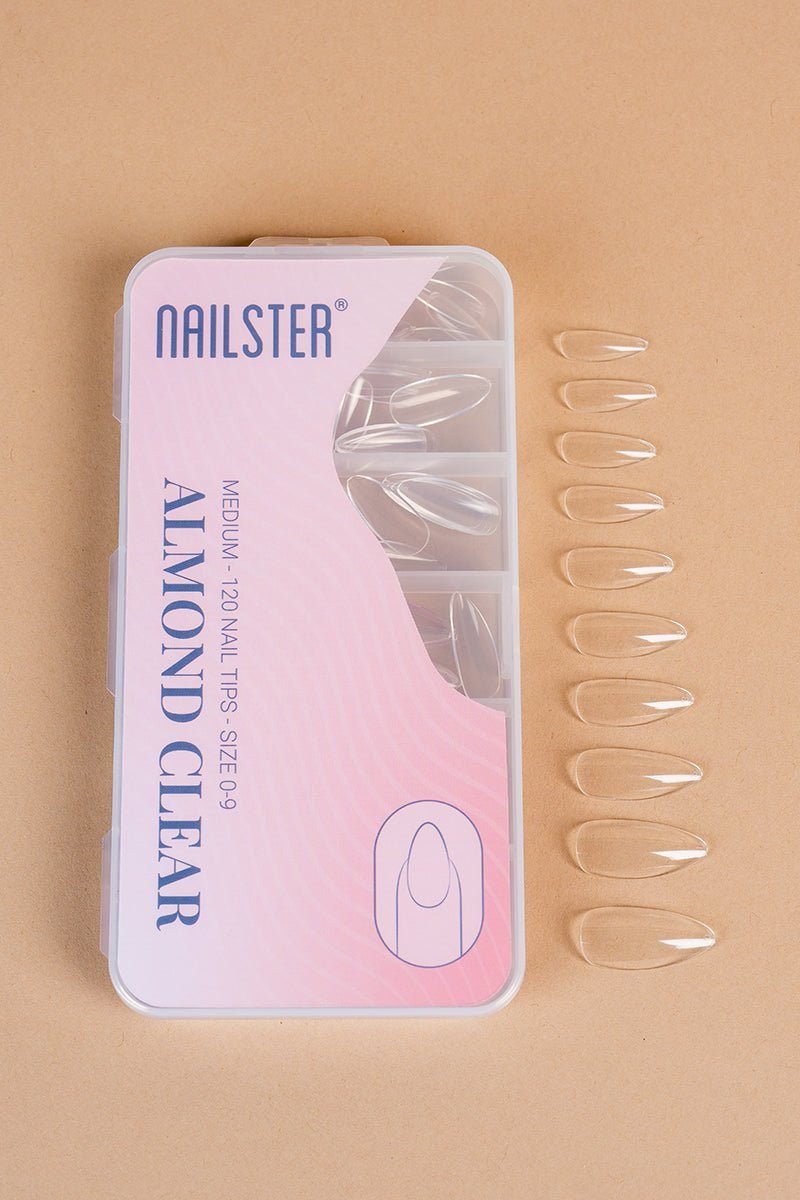 Nailster · Almond Clear Tippar